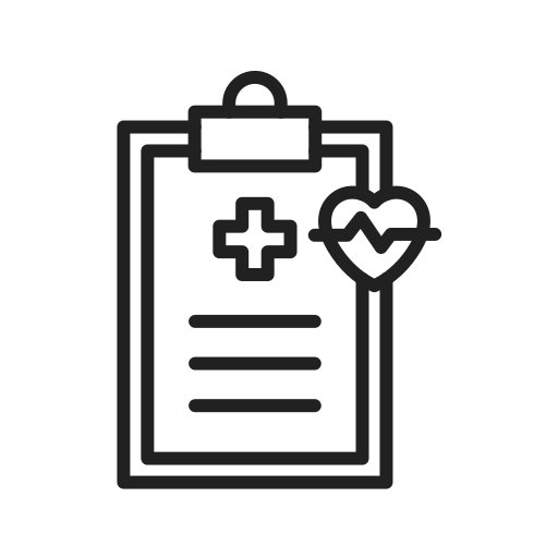 Medical report Generic black outline icon