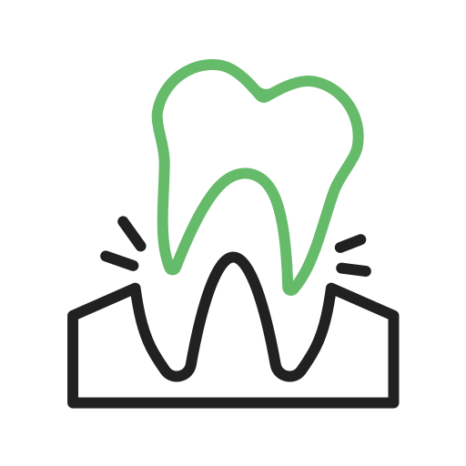 Tooth extraction Generic color outline icon
