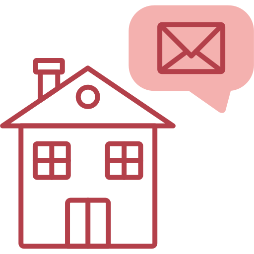 Home message Generic color lineal-color icon