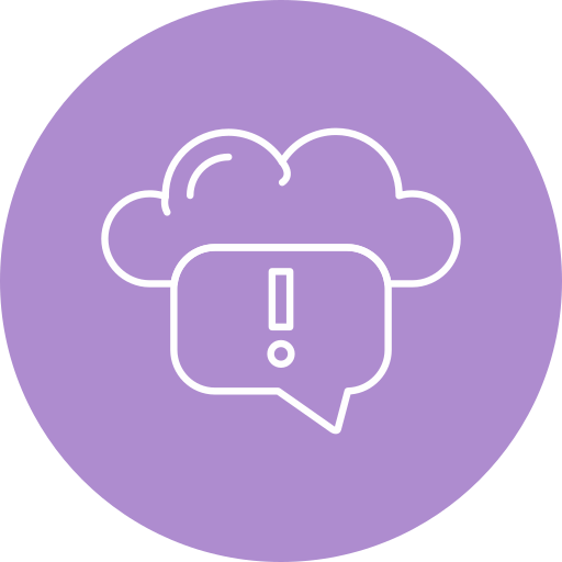 Cloud messaging Generic color fill icon