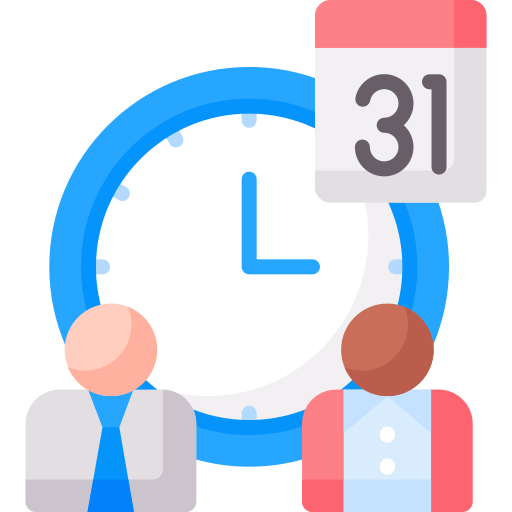 horario de trabajo Special Flat icono