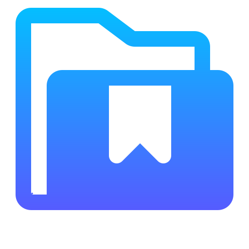 lesezeichen Generic gradient fill icon