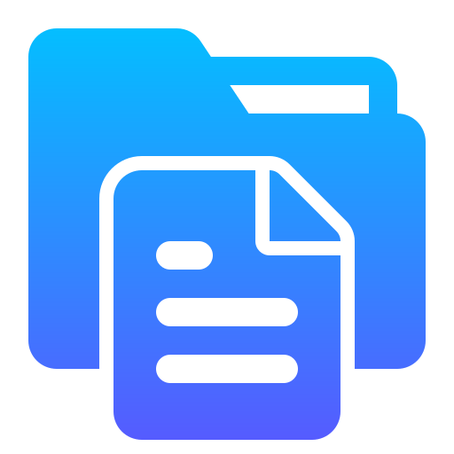 폴더 파일 Generic gradient fill icon
