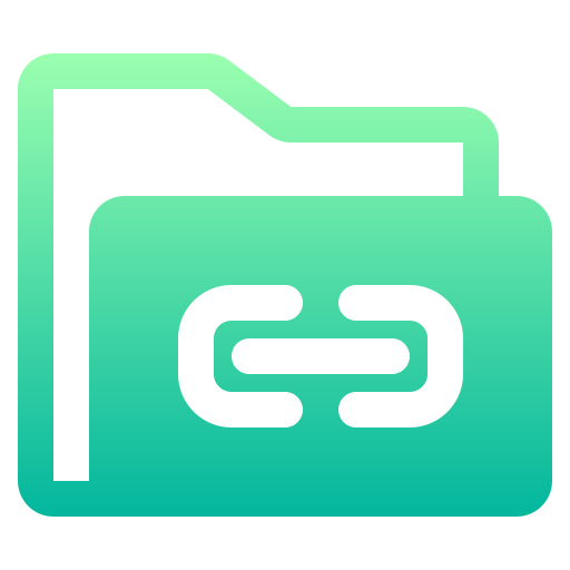 Link document Generic gradient fill icon