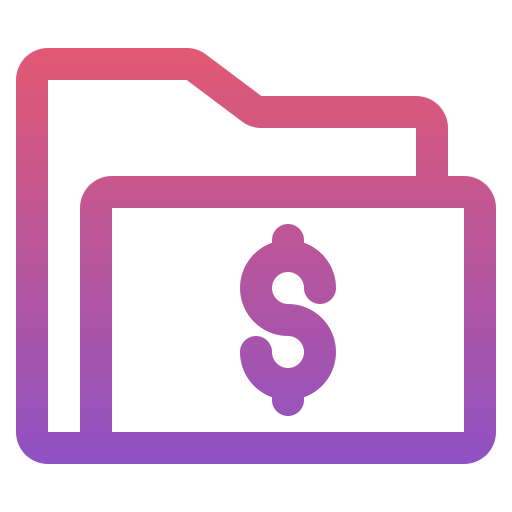 geld Generic gradient outline icoon