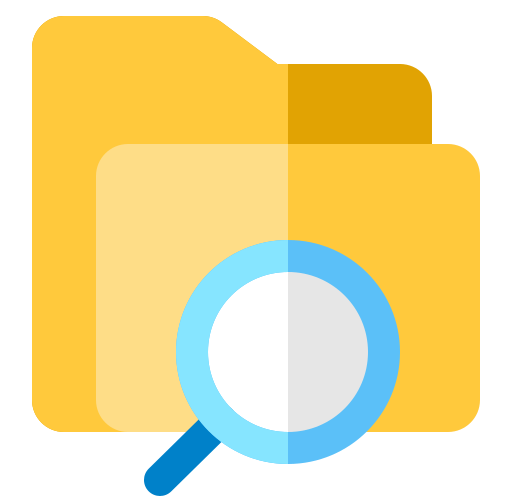 Search folder Generic color fill icon