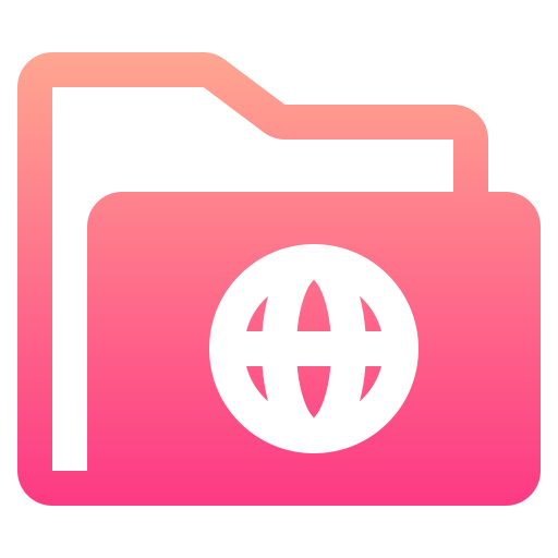 netzwerk Generic gradient fill icon