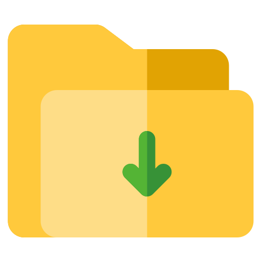 Download folder Generic color fill icon