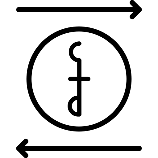 Transfer Generic black outline icon