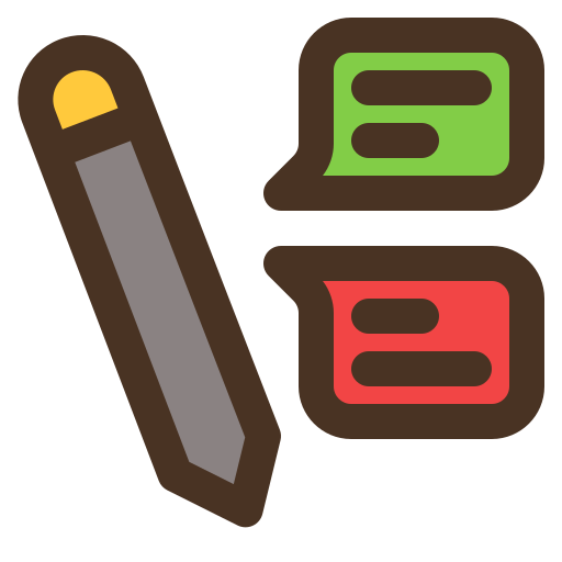 コメント Generic color lineal-color icon