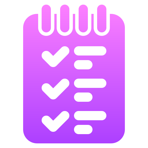 Checklist Generic gradient fill icon