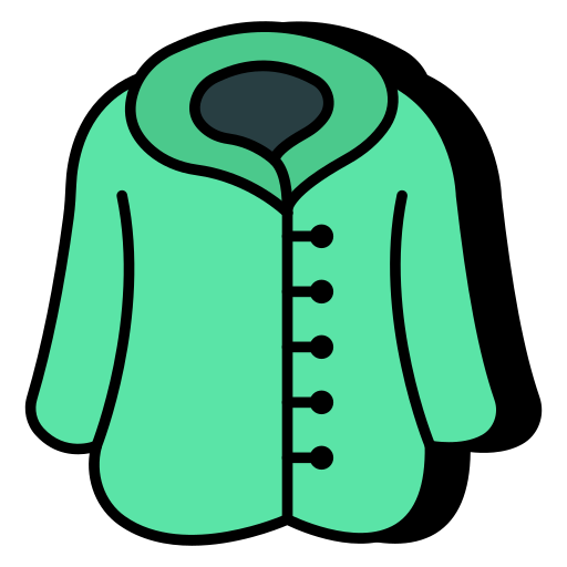 płaszcz Generic color lineal-color ikona