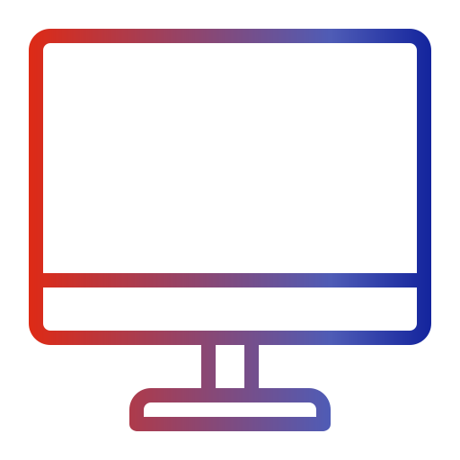 monitor Generic gradient outline Ícone