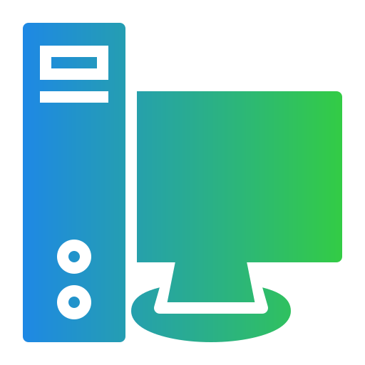 パソコン Generic gradient fill icon