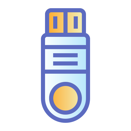 flash-schijf Generic gradient lineal-color icoon