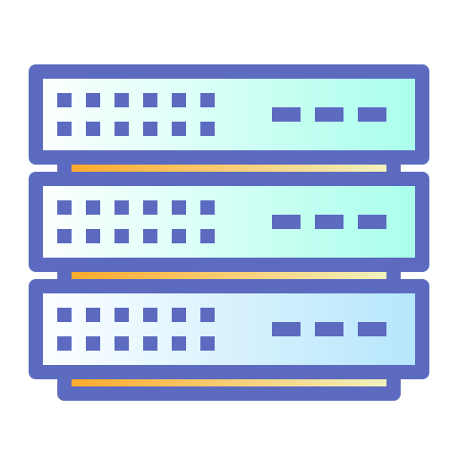 サーバ Generic gradient lineal-color icon