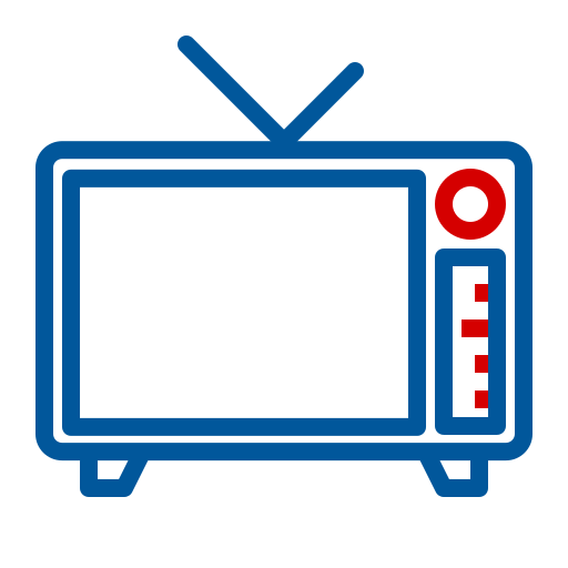 텔레비전 Generic color outline icon