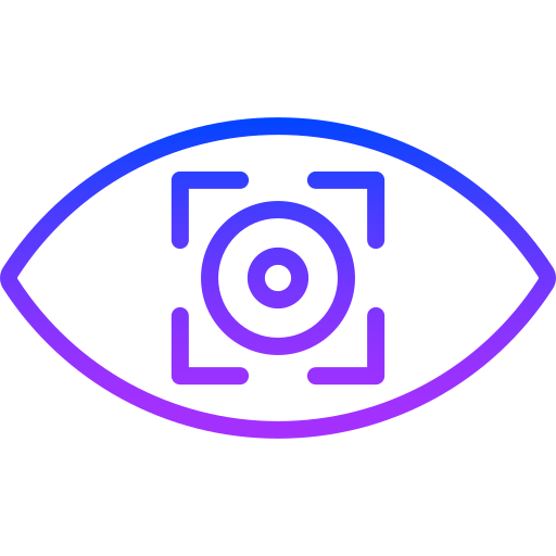 Eye tracking Generic gradient outline icon