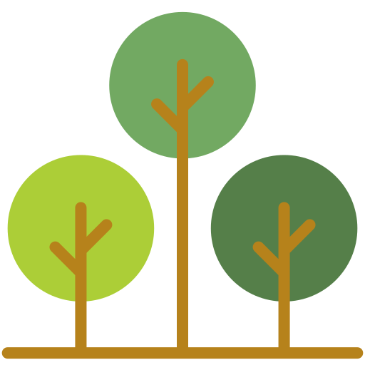 Árbol Generic color fill icono