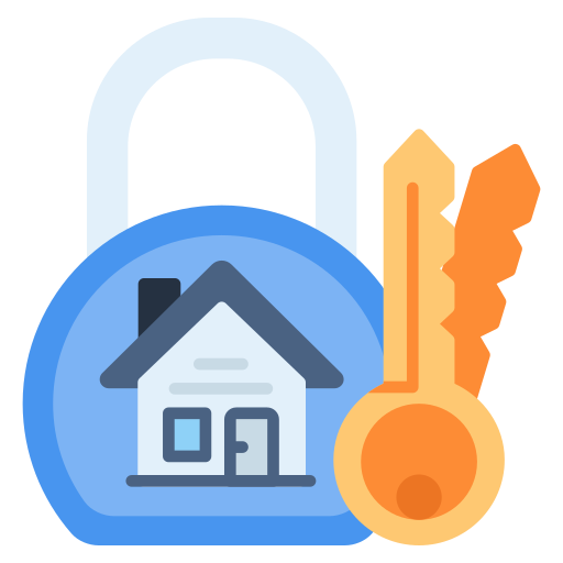 House lock Generic color fill icon