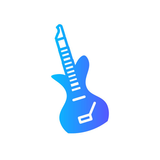 Guitar Generic gradient fill icon