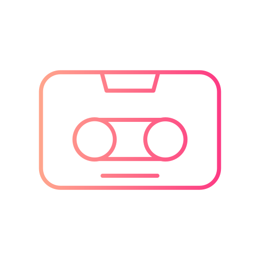videocassetta Generic gradient outline icona