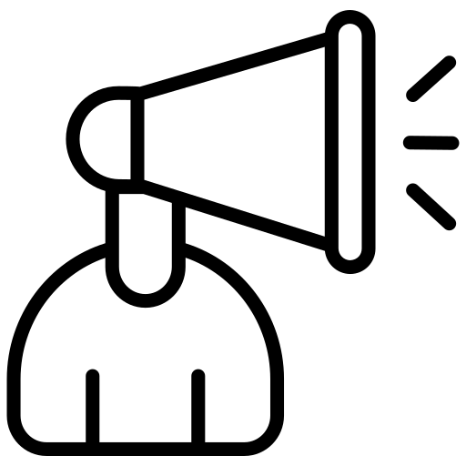 インフルエンサー Generic black outline icon