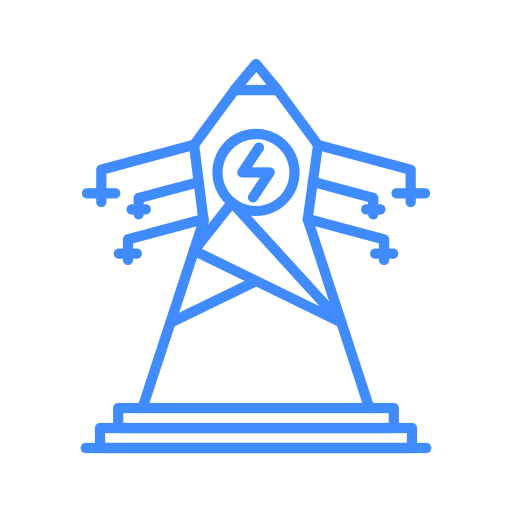 Электрическая башня Generic color outline иконка