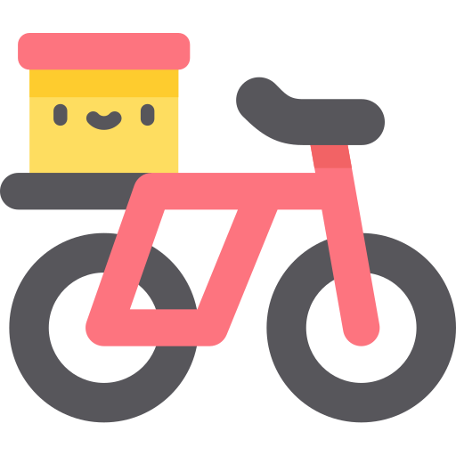 Bike Kawaii Flat icon