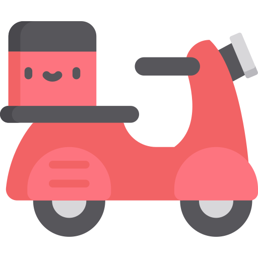 Scooter Kawaii Flat icon