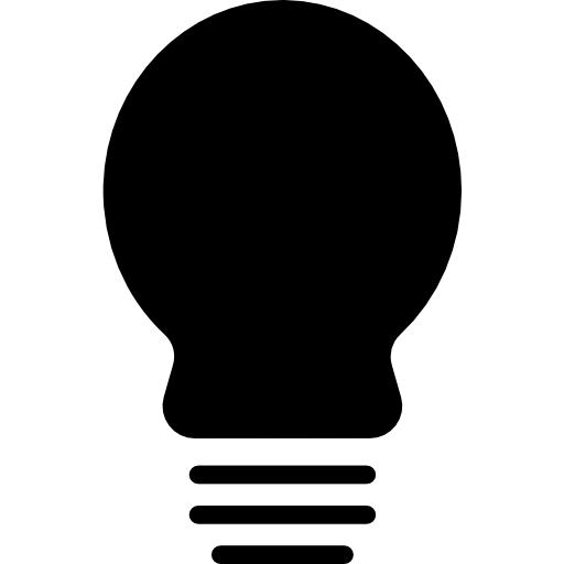 電球 Kiranshastry Solid icon