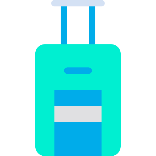 Suitcase Kiranshastry Flat icon