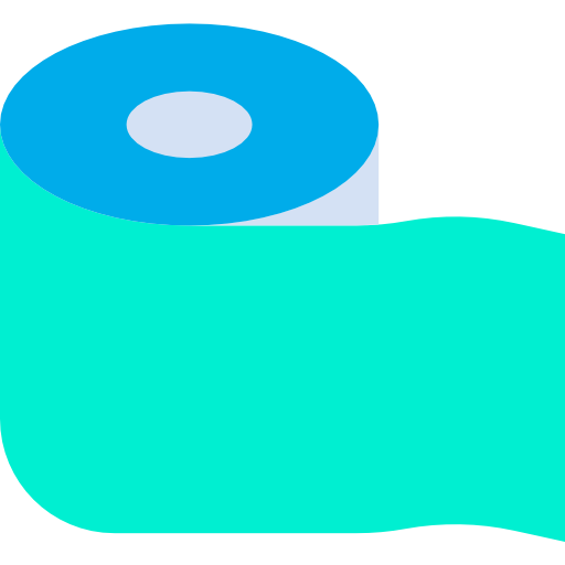 toilettenpapier Kiranshastry Flat icon