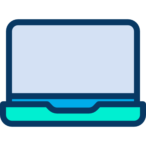 노트북 Kiranshastry Lineal Color icon