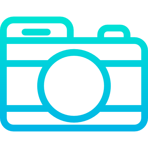 cámara fotográfica Kiranshastry Gradient icono