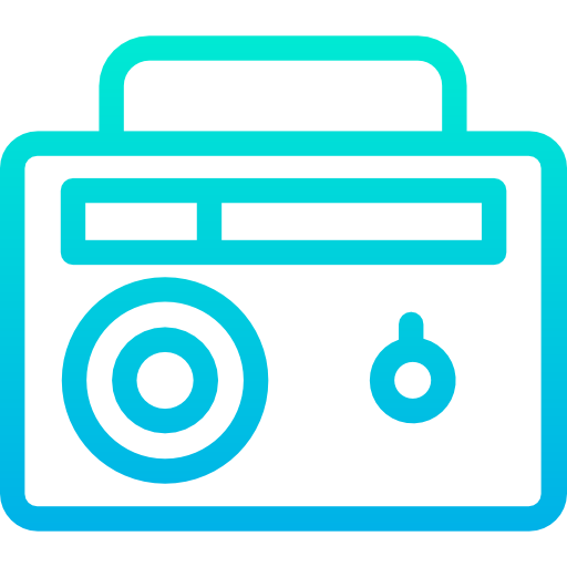 radio Kiranshastry Gradient icon