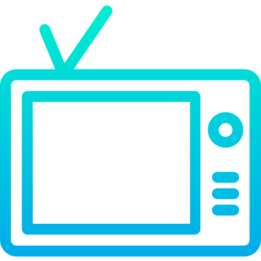 televisie Kiranshastry Gradient icoon