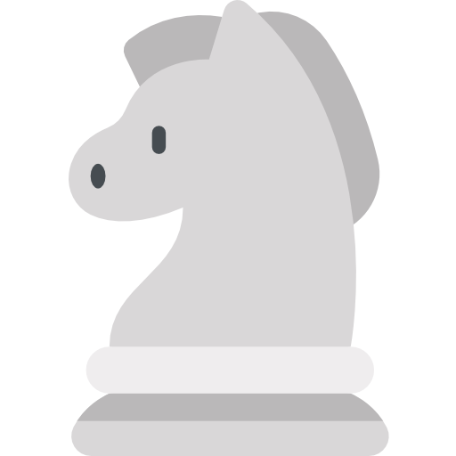 pieza de ajedrez Kawaii Flat icono