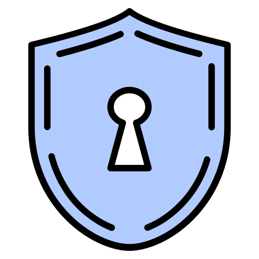 Shield keyhole Generic color lineal-color icon