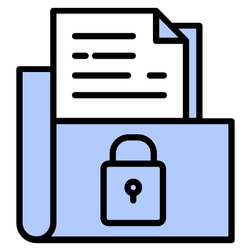 Secure folder Generic color lineal-color icon