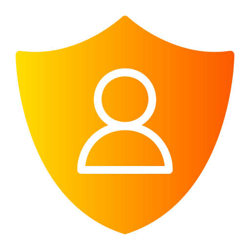 Personal security Generic gradient fill icon