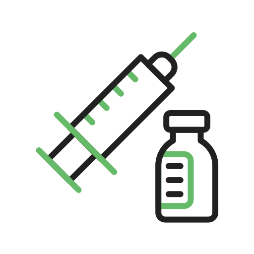 vacuna Generic color outline icono