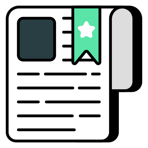Bookmark file Generic color lineal-color icon