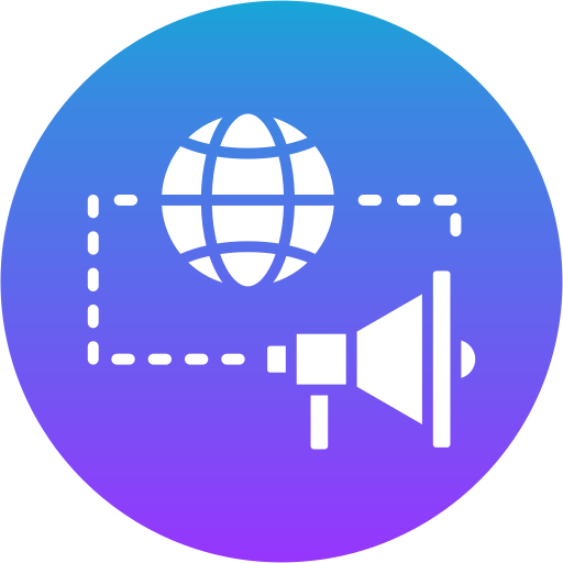 globales marketing Generic gradient fill icon