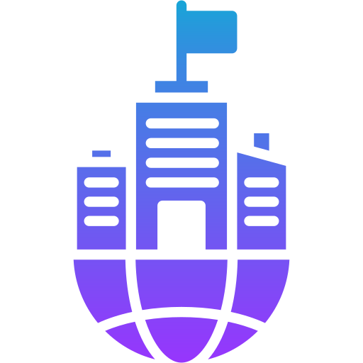 International business Generic gradient fill icon