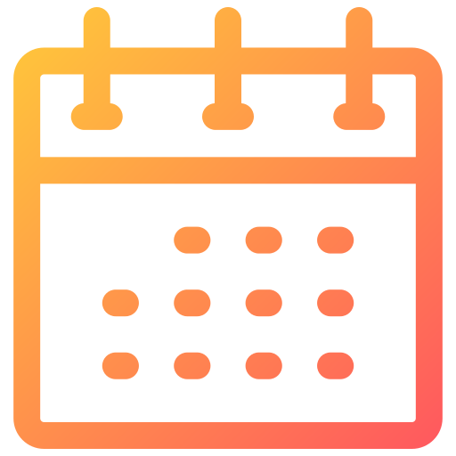 Календарь Generic gradient outline иконка
