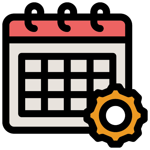 Schedule Generic color lineal-color icon