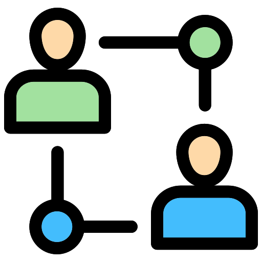 関係 Generic color lineal-color icon