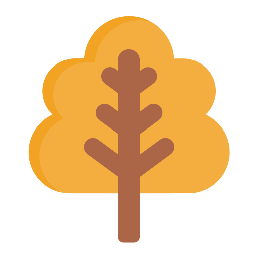 秋の木 Generic color fill icon