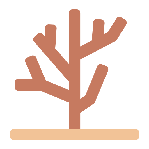 árbol seco Generic color fill icono